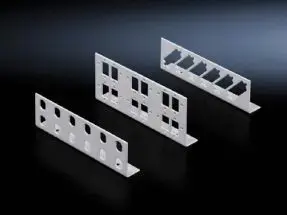Patch panel accessory Rittal 7463.200 – steel, white finish