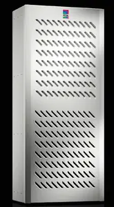Rītala (Rittal) skapis dzesētājs 3185.330, ieejas jauda 640 W, spriegums 110–240 V / 380–480 V, 50/60 Hz, pelēks