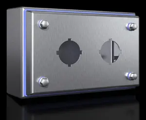 Control pushbutton enclosure Rittal HD 1682.630 stainless steel, 2 pushbuttons, 30.5 mm