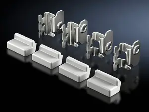 Mounting bracket Rittal SZ 2433.510, stainless steel, light grey, pack of 4