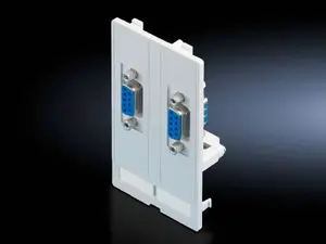 Socket-outlet Rittal 2482.500 2 x VGA metal/plastic grey