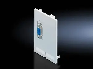 Socket-outlet VGA Rittal 2482.510, white, SUB-D9 interface insert
