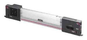 Elektriskā skapja lampa Rittal 2500.211, LED ierīce, AC 300 V, skrūvju stiprinājums, melna