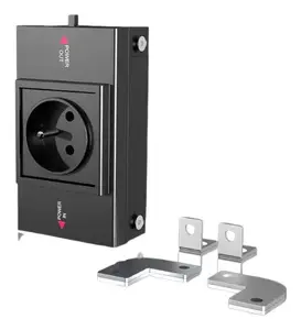 Socket-outlet CEE 7/5 Rittal SZ 2500.712, 250 V 50/60 Hz, Black