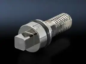 Rack accessory Rittal 2523.000 — metallic closure insert, zinc die-cast, length 41 mm