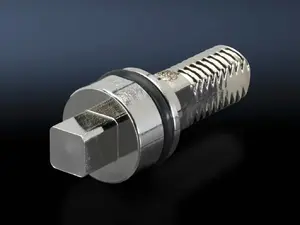Rittal SZ 2526.000 lock insert, zinc die-cast, length 41 mm, silver