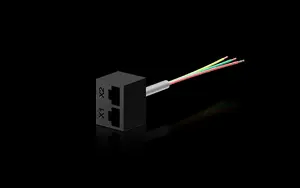Rittal Y Adapter Modbus EC Black – EC female connector, 100 m cable length