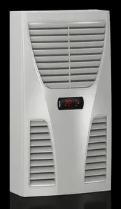 Iebūvējamais displeja gaisa–gaisa siltummainis Rittal SK 3126100, 17,5 kW, 230 V, nerūsējošais tērauds, pelēks