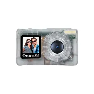 Kompakta kamera Rollei Compactline 12096 — 48 MP CMOS, 8000×6000 px, 18× digitālais tālummaiņa, 4K UHD video