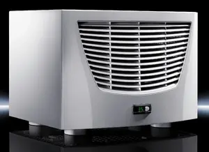 Gaisa-ūdens siltummaiņis Rittal SK 3209500, dzesēšana 2500 W, ieeja 110 W, 230 V, 50/60 Hz, nerūsējošais tērauds, iebūvēts displejs, pelēks