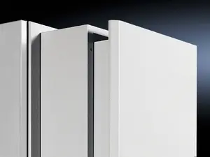 Rūku dzesēšanas iekārta skapjiem Rittal 3377.000 — platums 300 mm, dziļums 800 mm, augstums 2000 mm, balts/melns