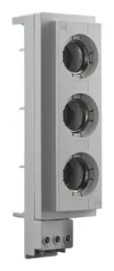 Fuse holder Rittal 3433.040, 690 V, 63 A, 3‑pole, silver