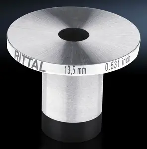 Piederums skapjiem Rittal AS 4055.775 metālisks, apaļa matrica 13,5 mm