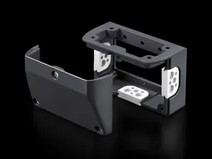 Rack accessory Rittal 6206.490 Connection kit, aluminium housing, black