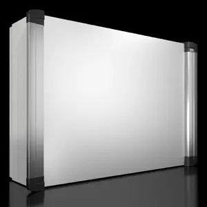 Electrical enclosure Rittal 6320.150 — aluminium/plastic/steel, 650×450×155 mm (W×H×D)