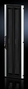 Дверь Rittal VX_IT 7030.283 — дверца для шкафа из стекла и стали, чёрная/серая, 1 шт