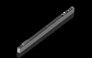 Распределитель питания Rittal 7979.218, PDU с измерением, 20 AC-розеток (C13/C19), 230 В 16 А, 3700 Вт, кабель 3 м, серый