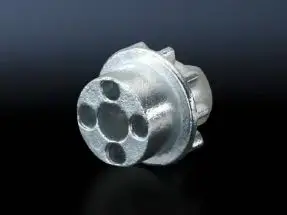 Enclosure Lock Insert Rittal TS 8611.170, zinc die-cast, silver finish