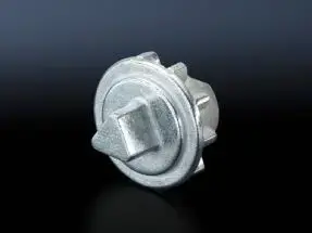 Housing insert Rittal TS 8611.220 — zinc die-cast, silver finish, single unit