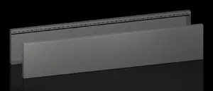 Накладная панель Rittal VX 8660.046 — сталь, чёрная, упаковка 2 шт.