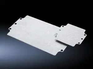 Mounting plate Rittal GA 9116.700 for GA enclosures, grey, single pack