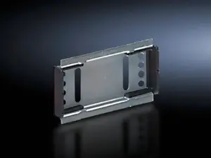 Mounting Rail Rittal SV 9342.980 — Steel, Black, for TS35/7.5 (72 mm) applications