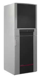 Elektriskais skapītis Rittal 5366.450 oglekļa tērauds IP55, P600×D636×A1600 mm, melns/pelēks