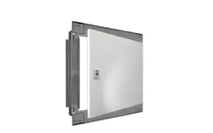 Electrical enclosure door Rittal 1381.660, screw mounting, grey/white