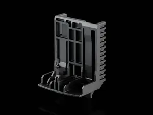 Adapter for rack systems Rittal SV 9635.610 — polyamide housing, black