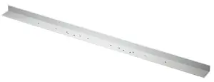 Electrical enclosure blanking strip Rittal 9677.407 — PVC white, for NH busbar sizes 00–3 (185 mm)