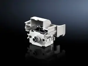 Electrical switch accessory Rittal SV 9677.485 — steel housing, contact clamp for NH fuse disconnect rails