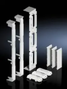 Rack accessory Rittal 9677.640 touch protection cover for busbar connectors, polyamide, grey