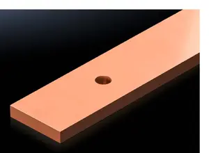 Bus bar Rittal SV 9684.008, single copper bar, length 785 mm