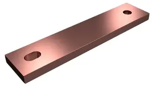 Electrical enclosure mounting bracket Rittal 9686.549 — copper, bronze colour, height 180 mm