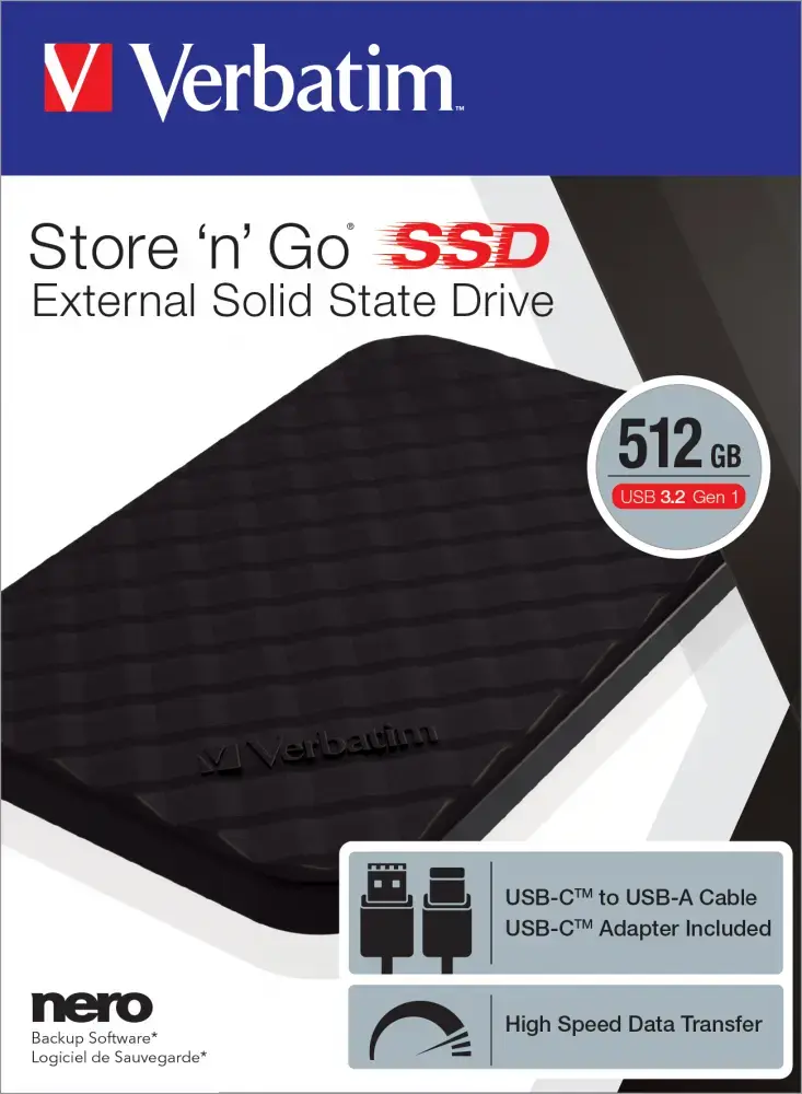 VERBATIM Store 'n' Go V-53250 Портативный SSD 512 ГБ Photo 4