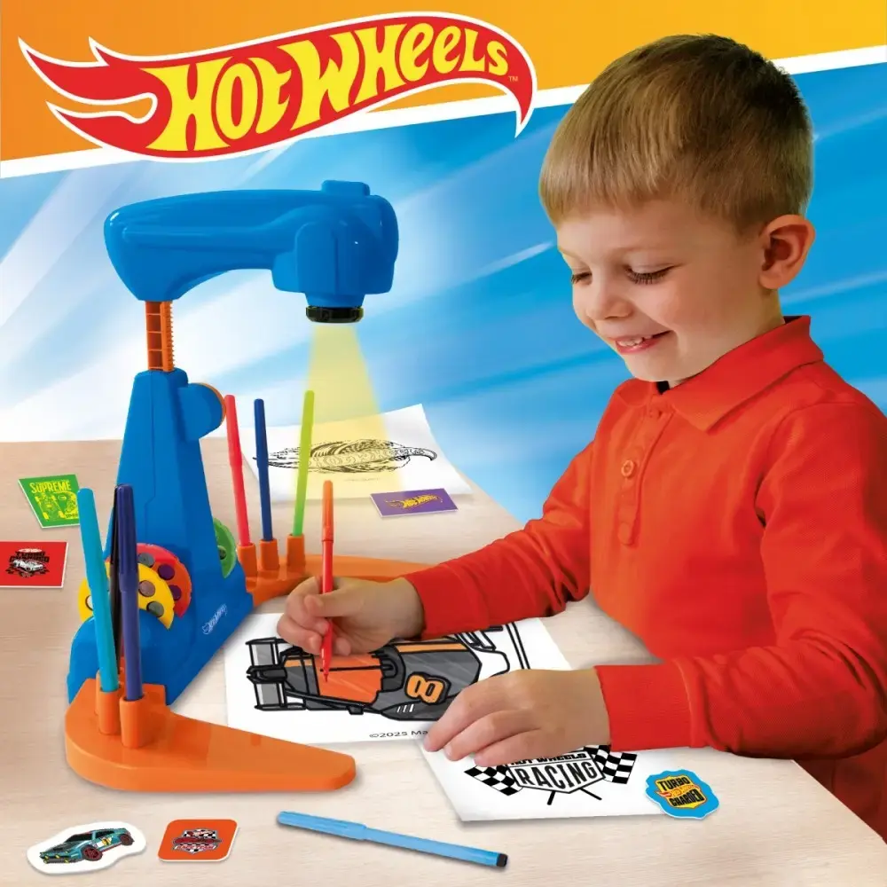Liscianigiochi Hot Wheels komplekts ar projektoru Photo 3