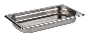 APS 81301 Rectangular Stainless Steel Food Storage Container 1.5 L