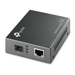 Медиаконвертер TP-Link MC220L(UN) Gigabit 1000 Мбит/с SFP мульти- и одномодовый, черный