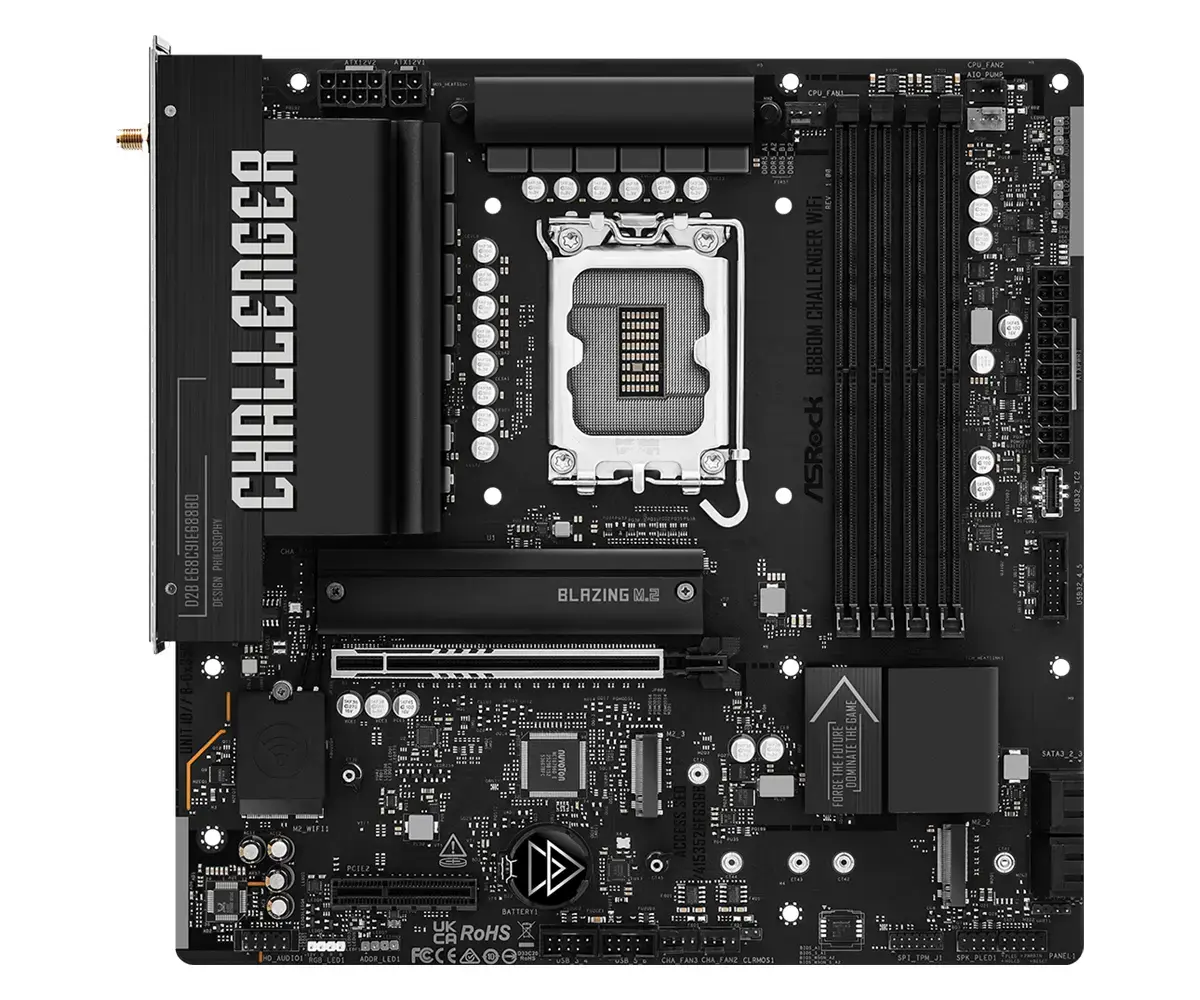 Материнская плата ASROCK B860M Challenger WiFi Photo 3