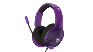 Игровая проводная гарнитура Turtle Beach Airlite Fit Ghost Purple для Nintendo Switch с микрофоном и диапазоном 20 - 20000 Гц
