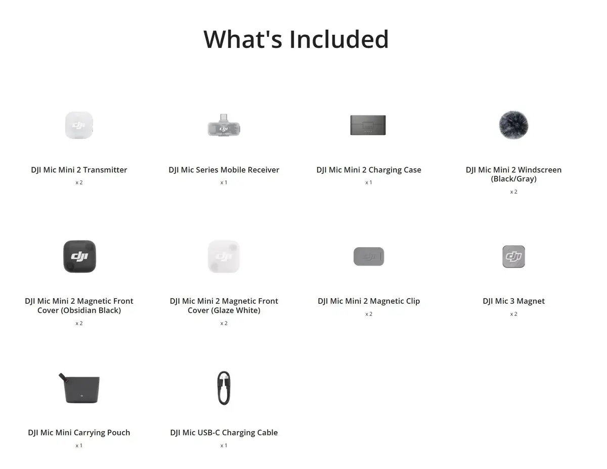 DJI Mic Mini 2 беспроводная микрофонная система Photo 2