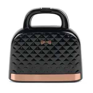 Handbag Toastie Maker Salter EK3677FVDE — single-sandwich electric sandwich press, non-stick plates