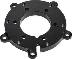 Adaptera plāksne ātrai atvienošanai, Asetek 3rd Party QR Adapter Plate, piemērota 70 mm un 50,8 mm skrūvju izkārtojumam — melna