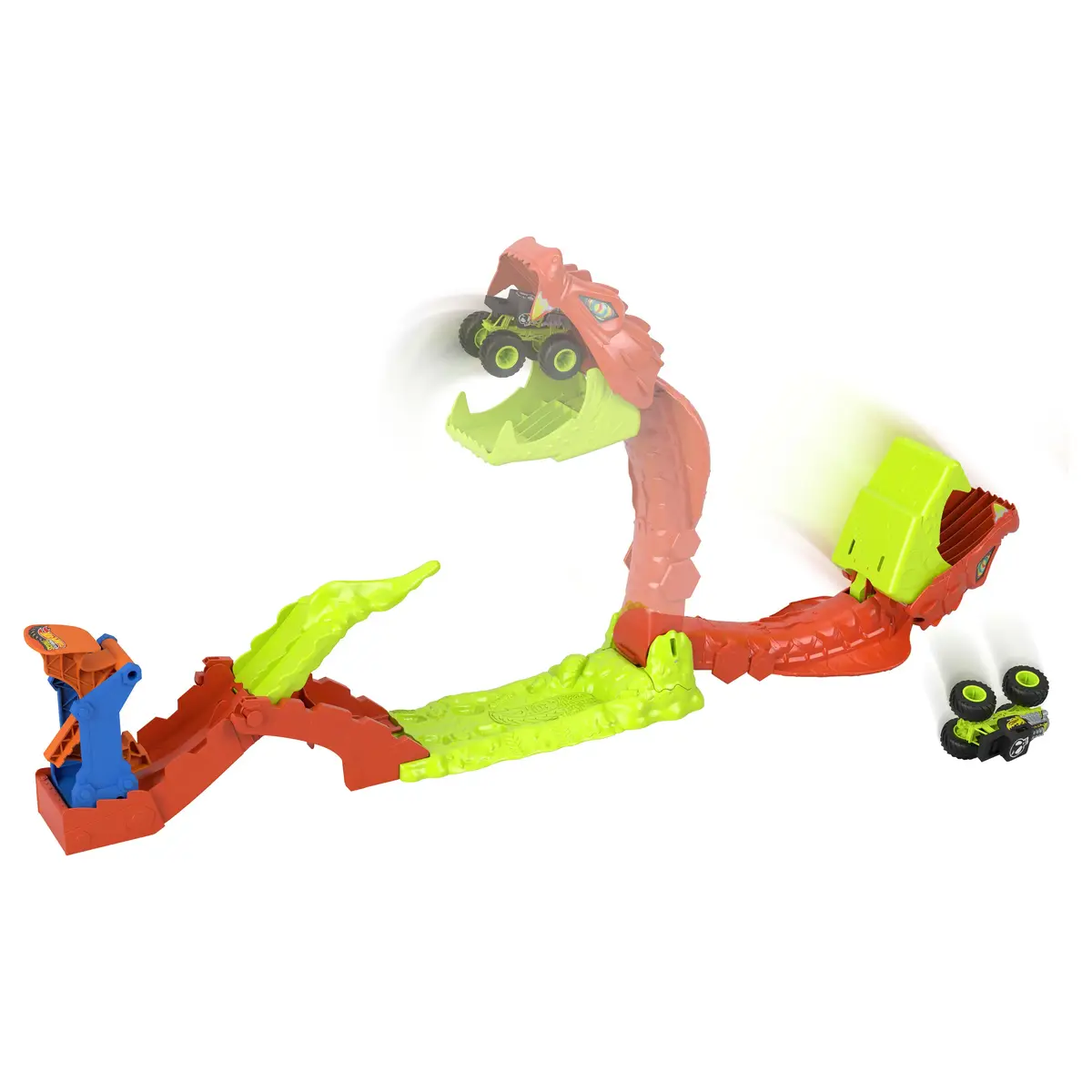 Набор монстр-трак и трасса product Hot Wheels SLA DE SLANG KNOCK-OUT Photo 4
