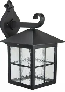 Outdoor Wall Light Suma Wenecja K K 3012/1/KW — black, IP43, wall-mounted garden sconce