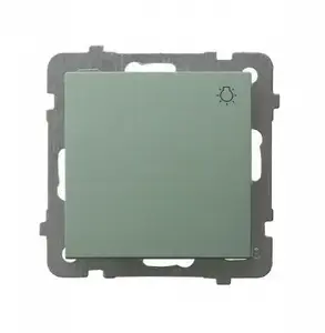 Ospel switch ŁP-5G/m/84 momentary light switch green matte