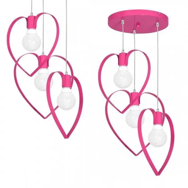 Pakaramais lukturis MILAGRO AMORE DARK PINK