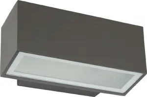 Wall Light Suma Zen ZN-K100 outdoor sconce IP54, gray