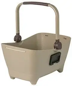Front Bicycle Basket Basil Buddy Dog KF System 32L — bisotti brown