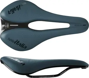 Selle Italia Novus Boost Evo Gravel TM sēdeklis, Superflow L (L3), mangāna troses, Soft-Tek, 242 g, zils